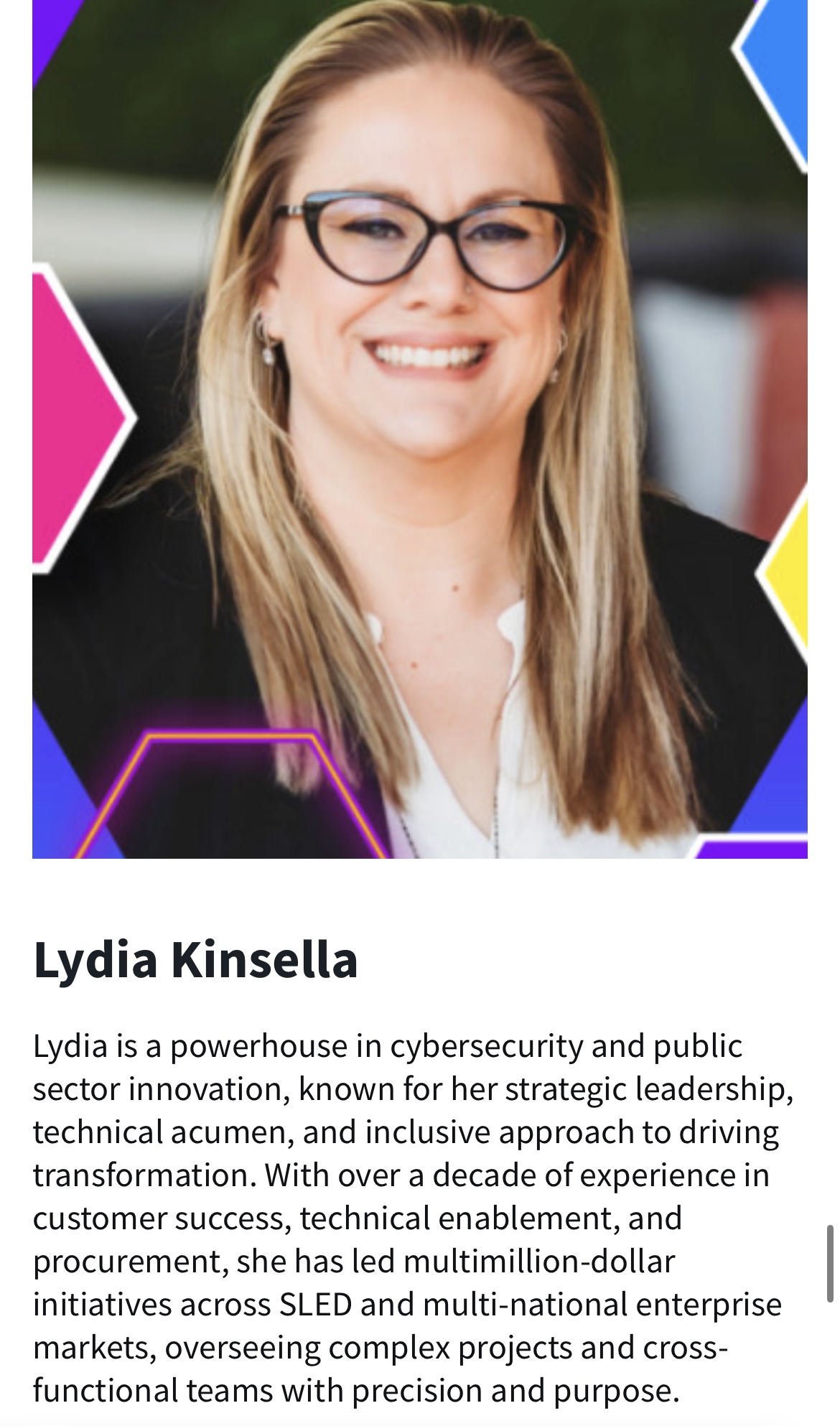 Lydia Kinsella Coursera bio portrait